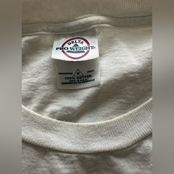 Y2K Vintage Dragon & Panther Yin Yang Graphic Tee Delta Pro Weight - Picture 9 of 9